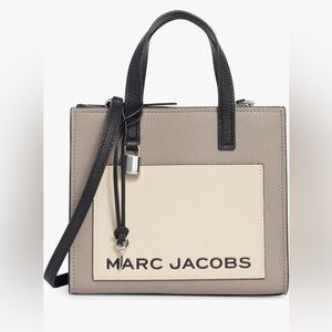 Marc Jacobs Mini CB Bold Grind Tote Bag Multi Leather Crossbody New